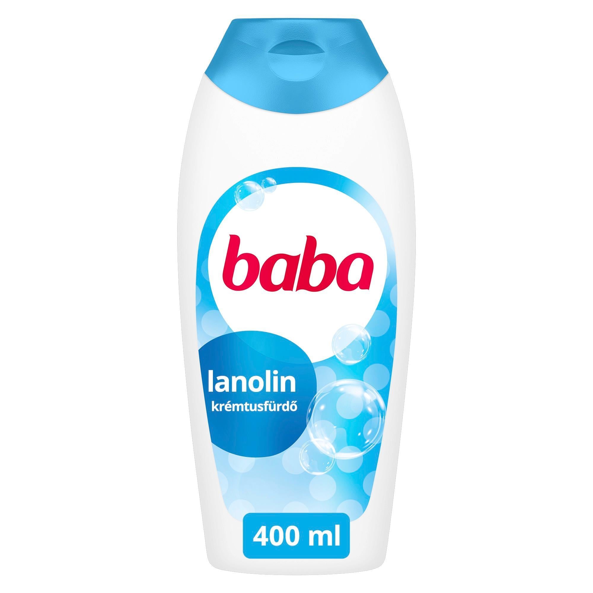 Baba Lanolin tusfürdő, 400 ml