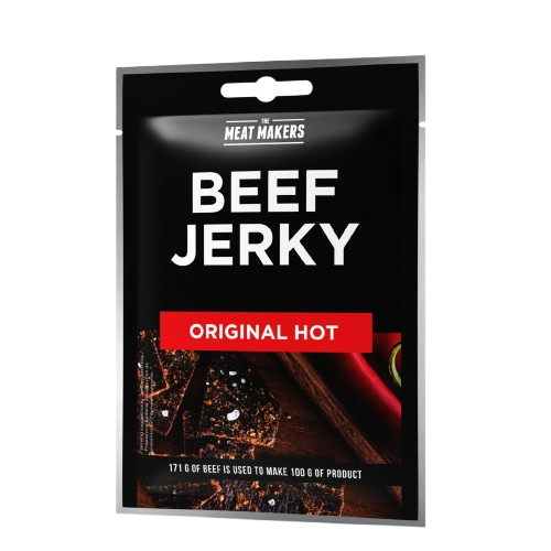 MEAT-MEAKERS Beef Jerky Original Hot