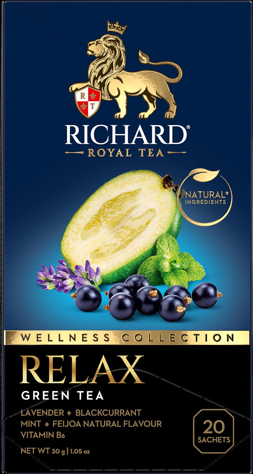 Richard Royal Wellness Tea - RELAX ízesített filteres zöld tea
