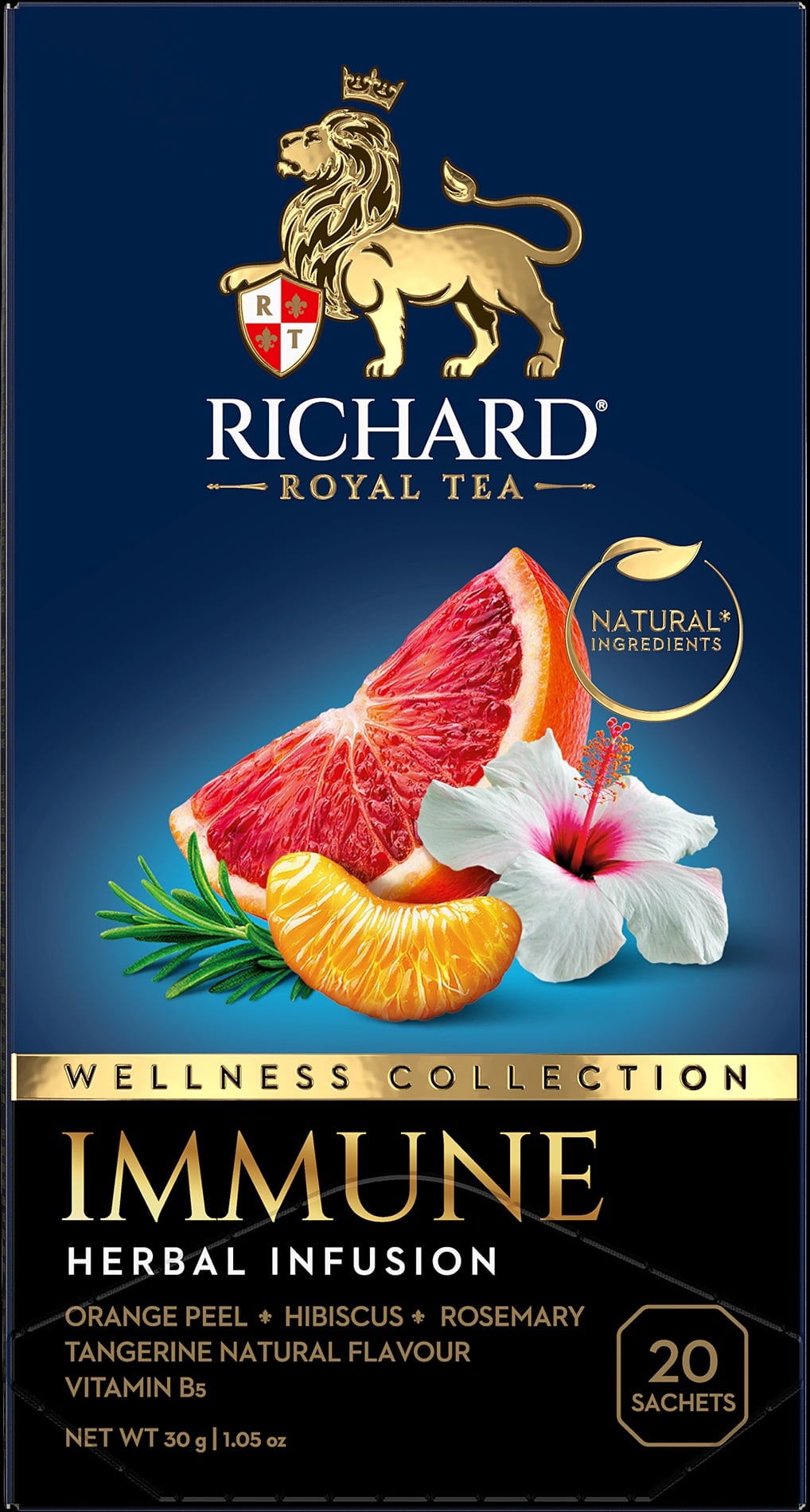 Richard Royal Wellness Tea - IMMUNE, ízesített filteres gyümölcs tea