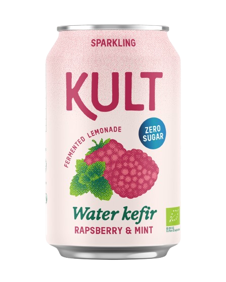 kult Vízikefír ZERO Málna, Menta ízzel