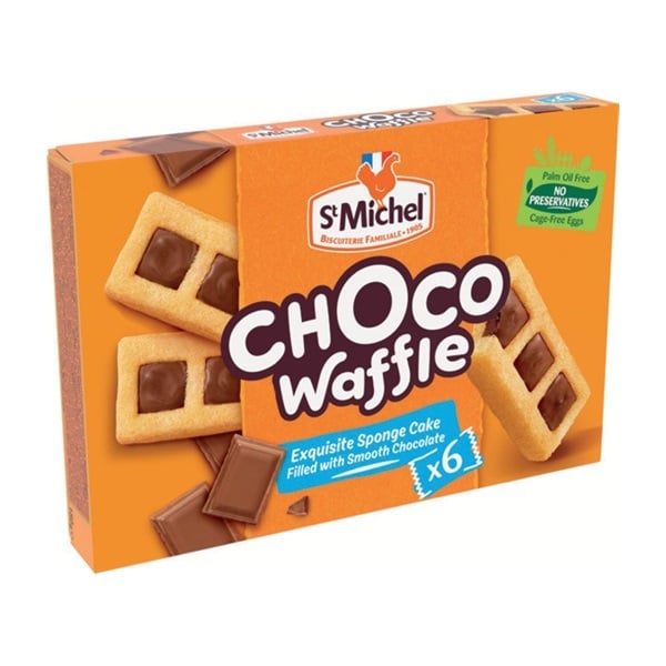St Michel choco Waffel - Csokoládékrémes Gofri