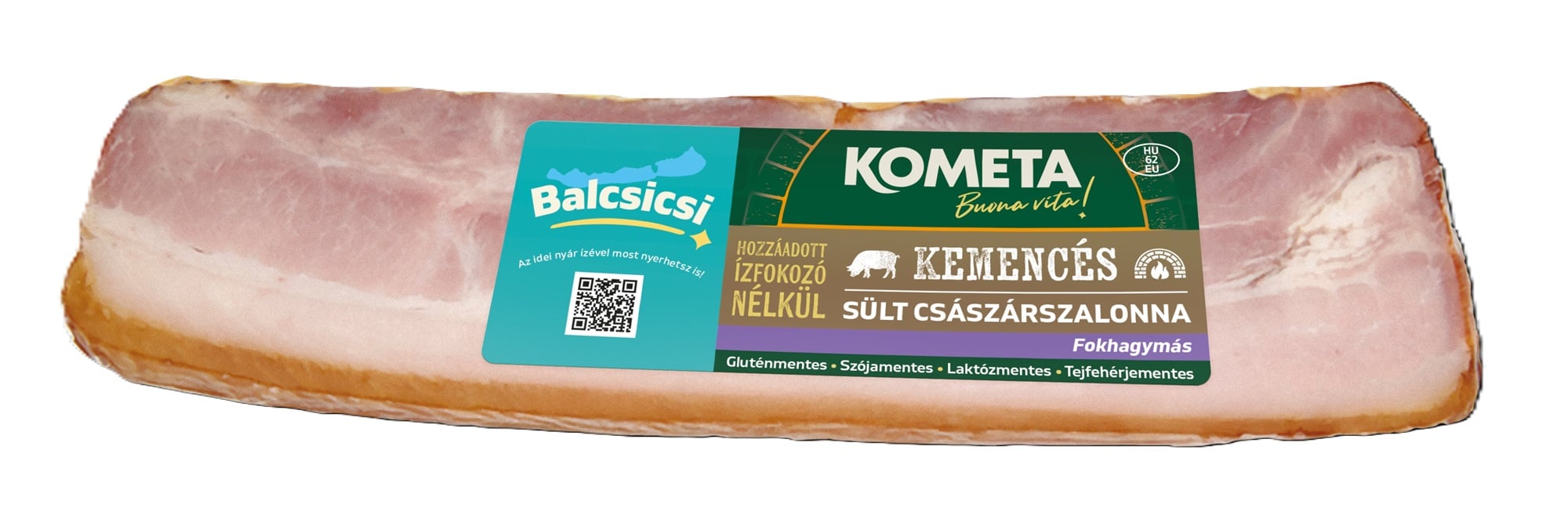 Kométa Kemencés Császárcsík fokhagymás 200g vf