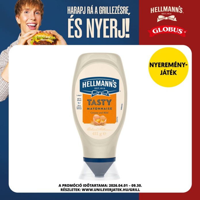 Hellmann's Tasty extra krémes és édes majonéz