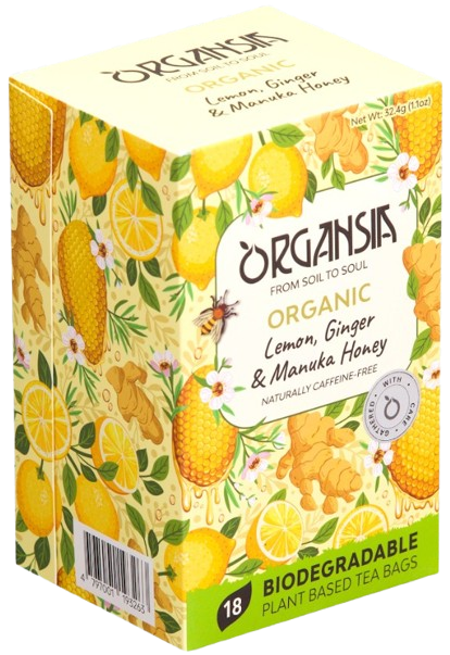 Organsia BIO Citrom Gyömbér Maunka méz tea
