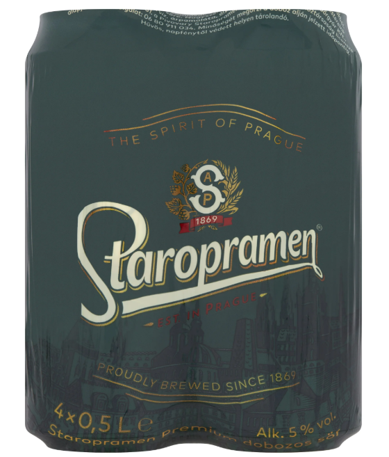 Staropramen dobozos 4pack