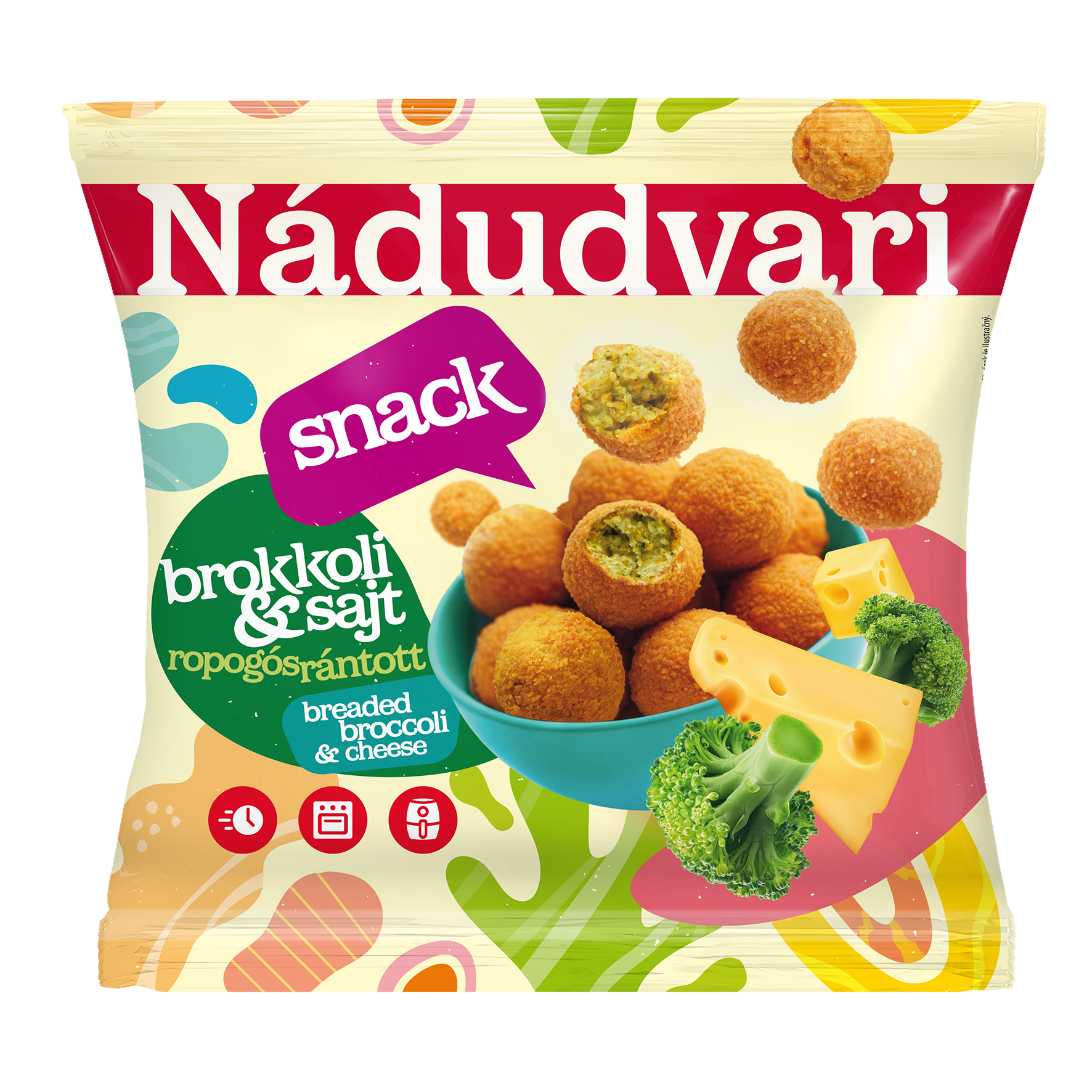 Nádudvari rántott brokkoligolyó sajttal