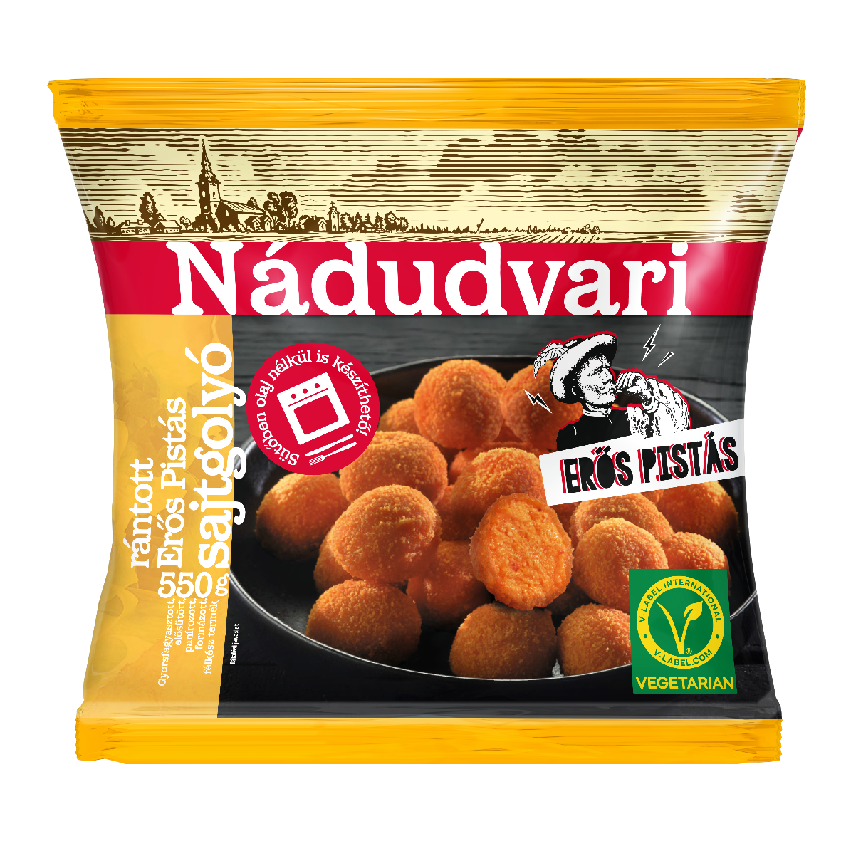 Nádudvari Erős Pistás rántott sajt