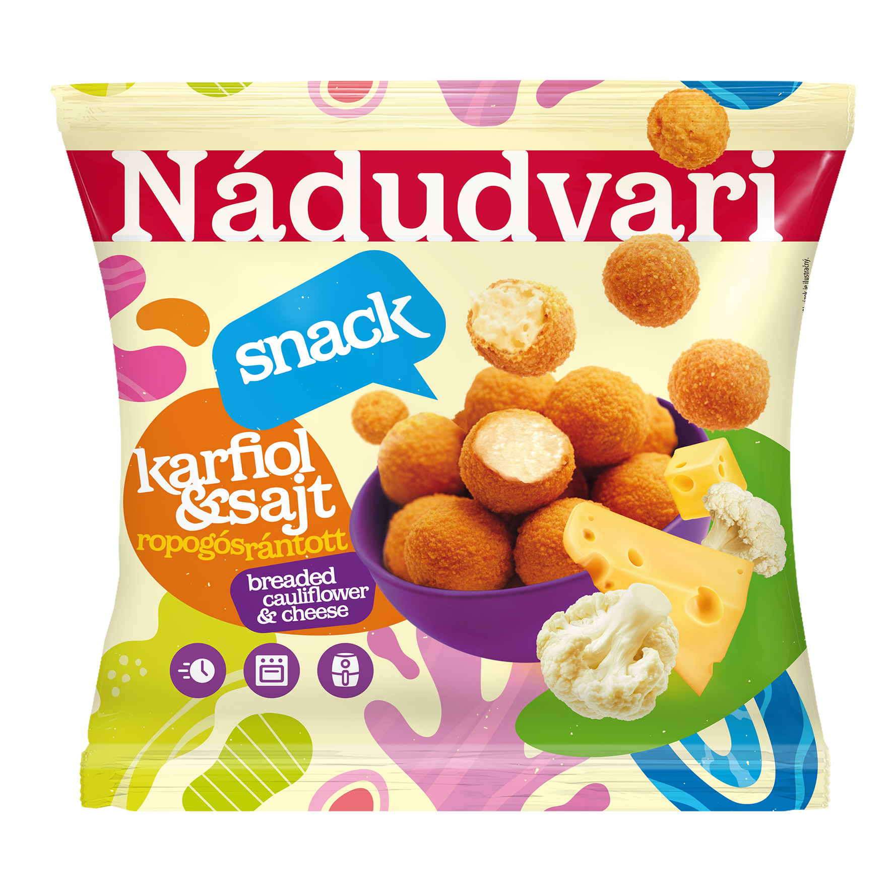 Nádudvari rántott karfiolgolyó sajttal