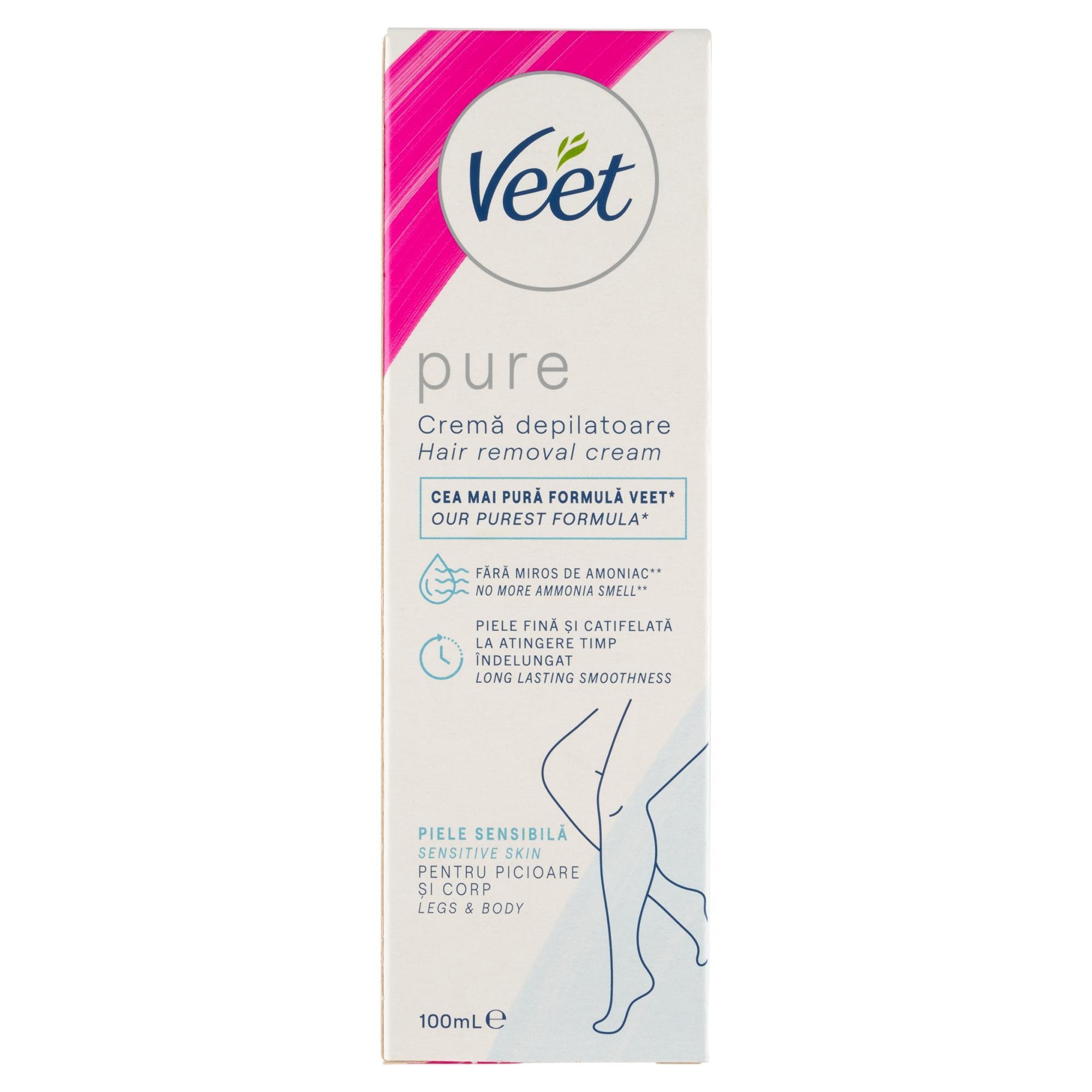 Veet Pure szőrtelenítő krém érzékeny bőrre