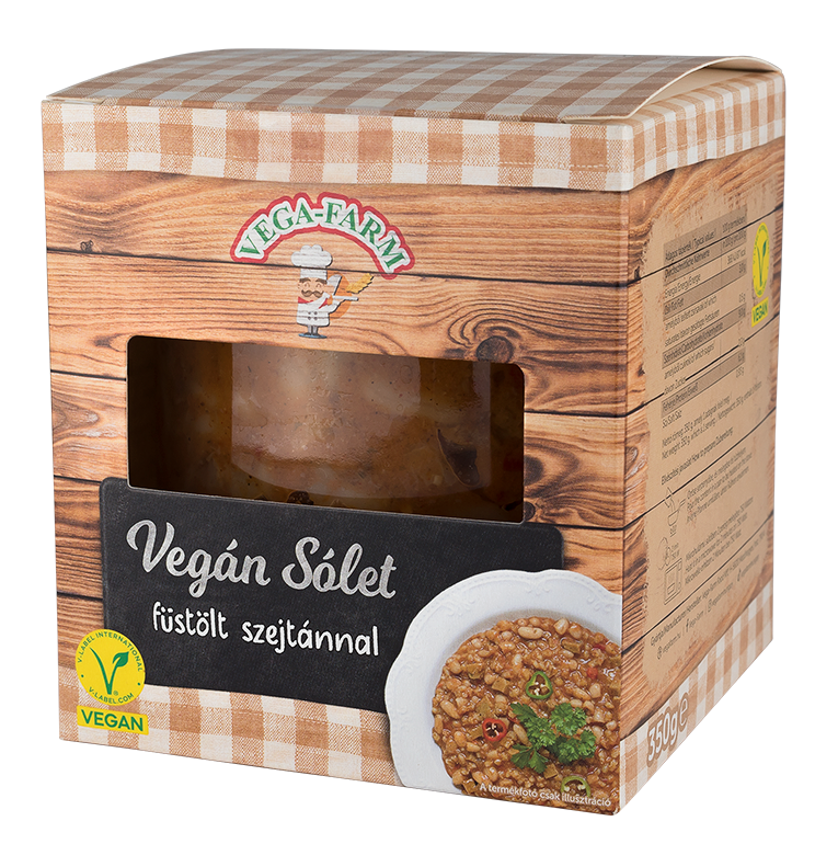 Vega-Farm Vegán sólet füstölt szejtánnal
