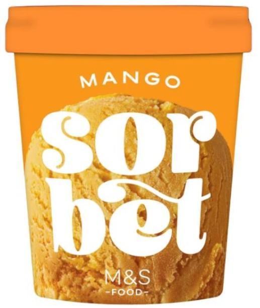 Marks & Spencer Mangószorbet mangópürével