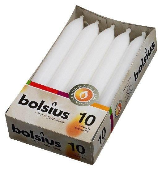 Bolsius szálgyertya fehér RAL