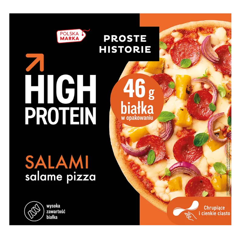 HighProtein Pizza szalámis