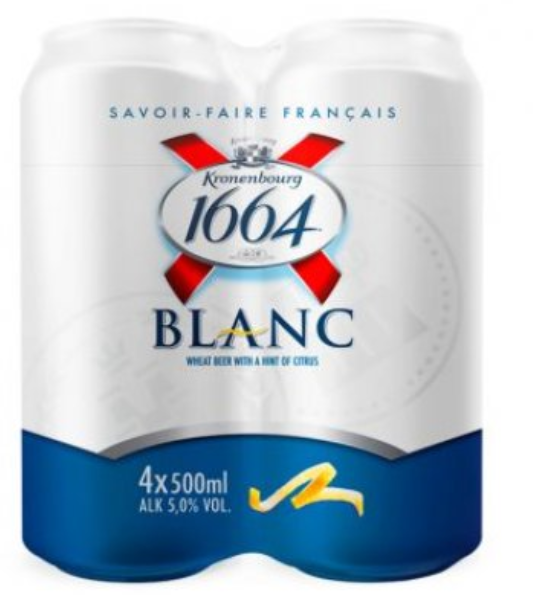 1664 Blanc búzasör 5% doboz 4pack