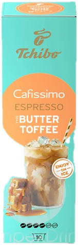 Tchibo Cafissimo Espresso kávékapszula vajkaramellás ízesítéssel