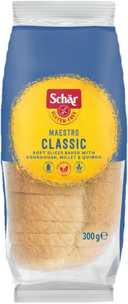 Schär Classico glutén- és laktózmentes szeletelt fehérkenyér