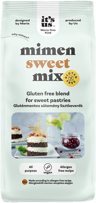 it's us MIMEN sweet (sütemény, palacsinta) gluténmentes lisztkeverék