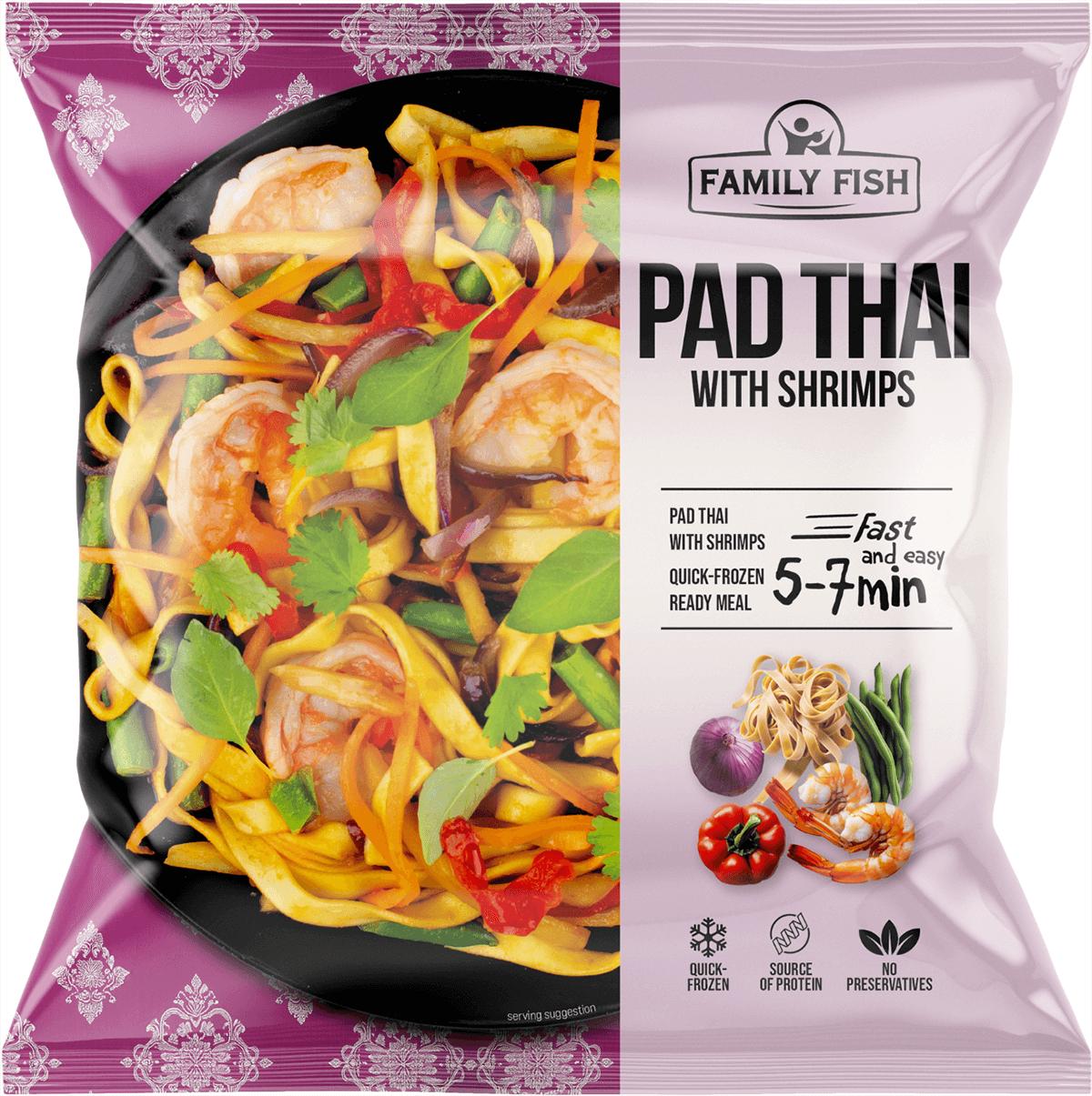 Pad Thai rákkal