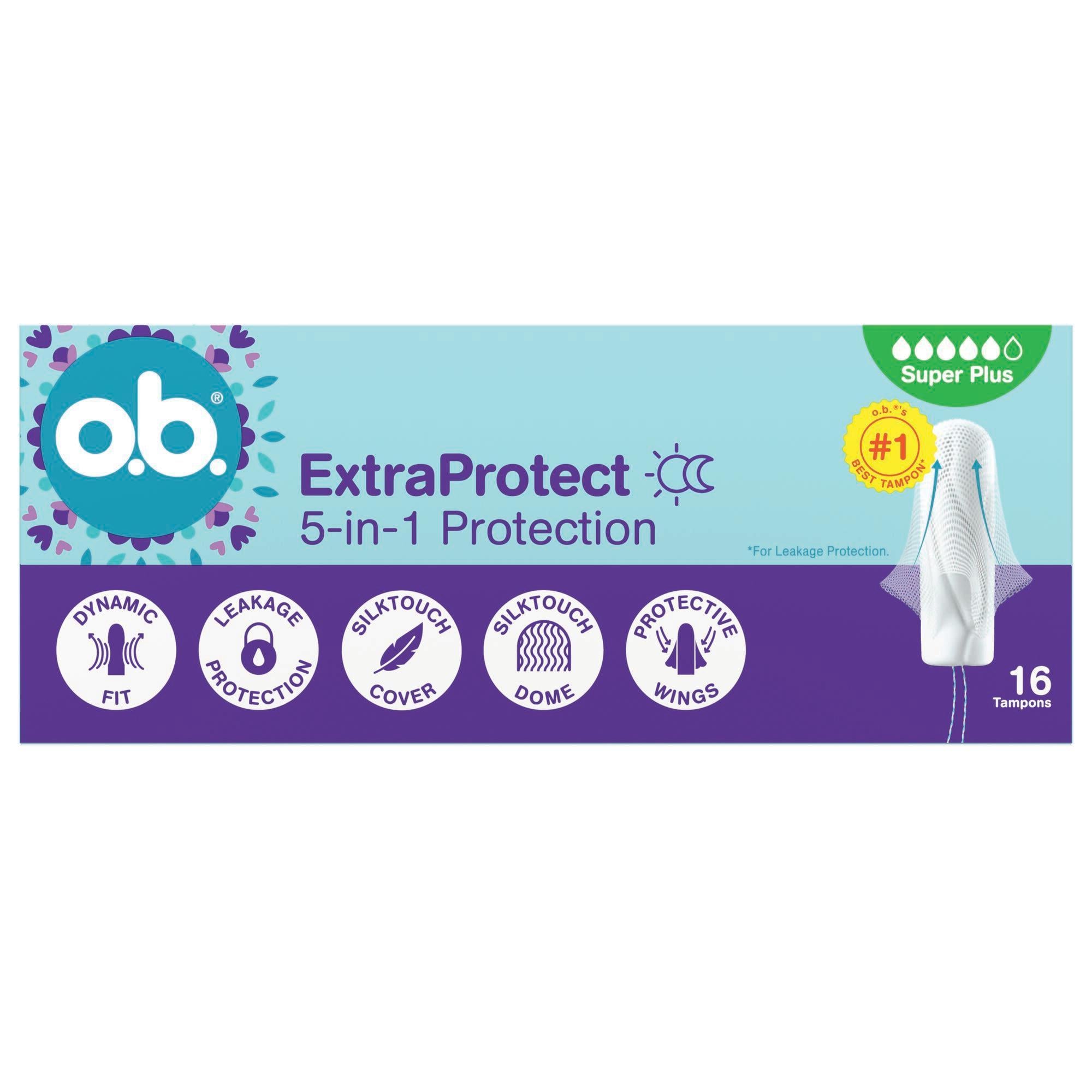 o.b. Extra Protect Super+ tampon 16 db