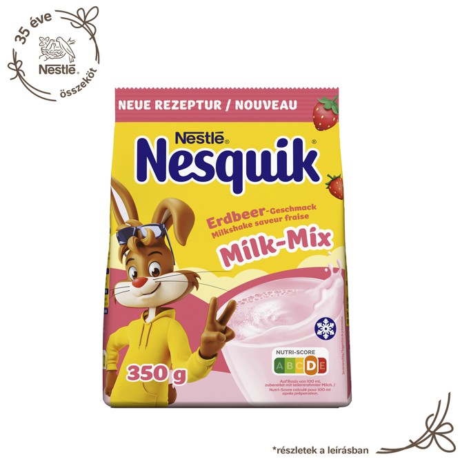 NESQUIK Strawberry Milk Mix: Epres ízű ízesítő italpor