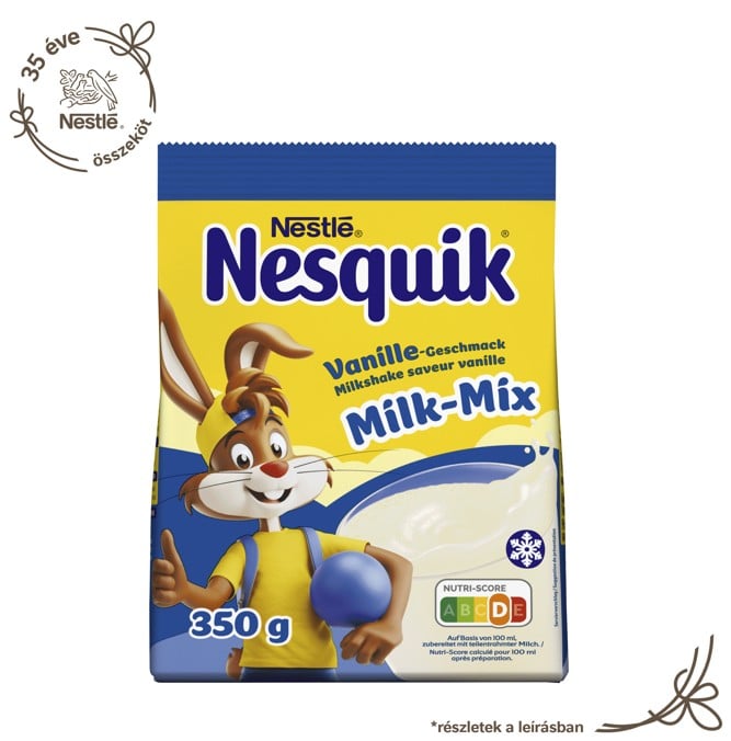 NESQUIK Vanilla Milk Mix: Vaníliás ízű ízesítő italpor