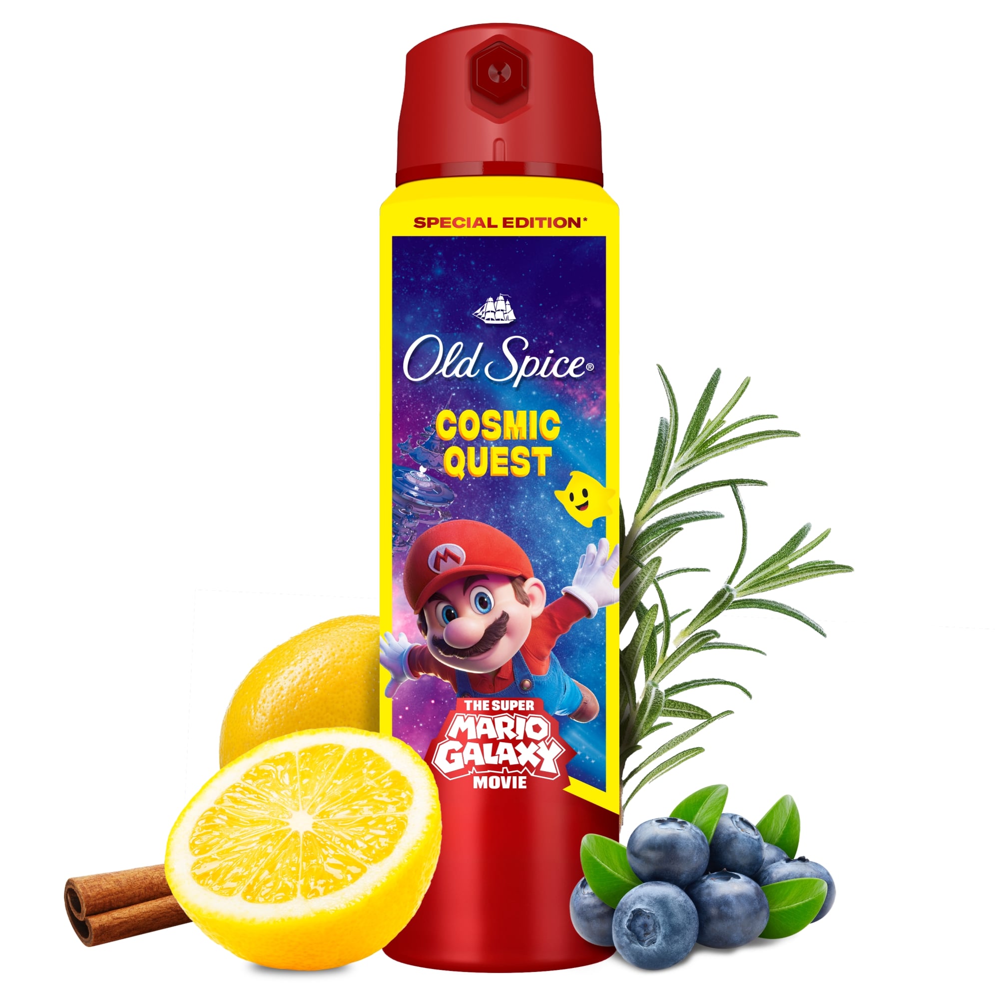 Old Spice Bearglove Deo Spray, Super Mario Edition, 200 ml