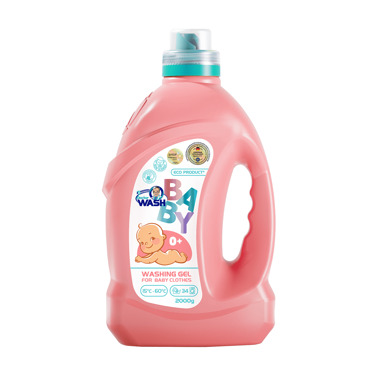Doctor Wash BABY  gyermekruha mosógél 2000 ml