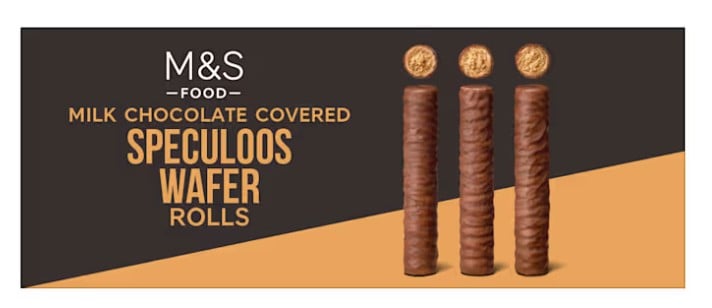 Marks & Spencer Ostyarudak kekszkrémmel töltve, tejcsokoládéval bevonva