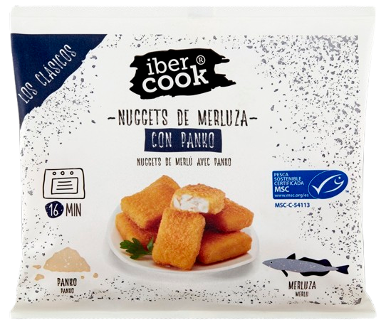 Ibercook pankó morzsás hekk nuggets "MSC"