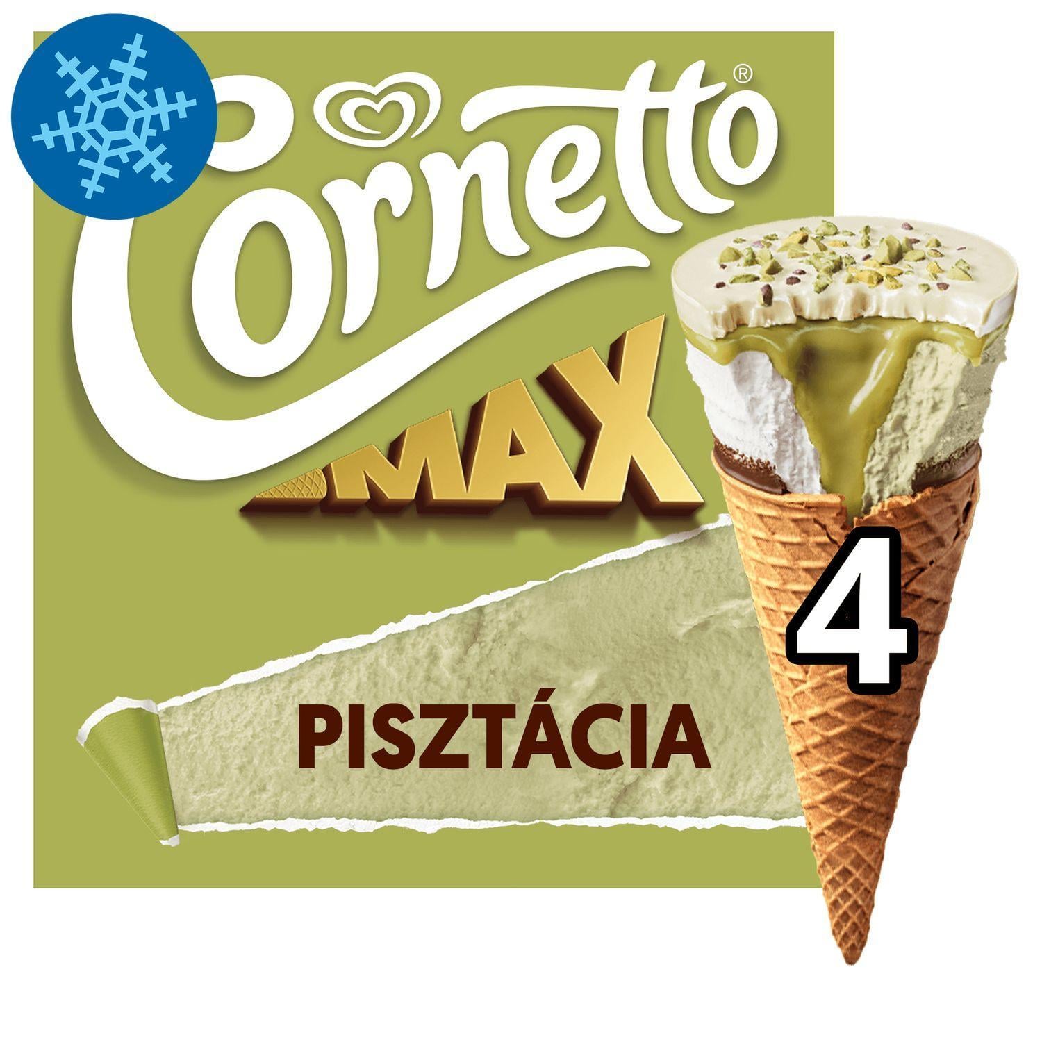 Cornetto Max Multipack Tölcséres Jégkrém Pisztácia