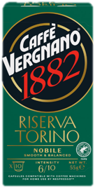 Caffé Vergnano Riserva Torino Nobile Nespresso kompatibilis kapszula