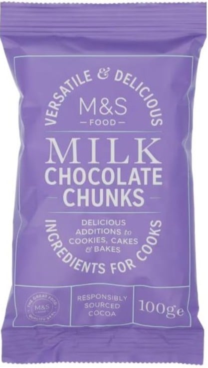 Marks & Spencer Tejcsokoládé darabok