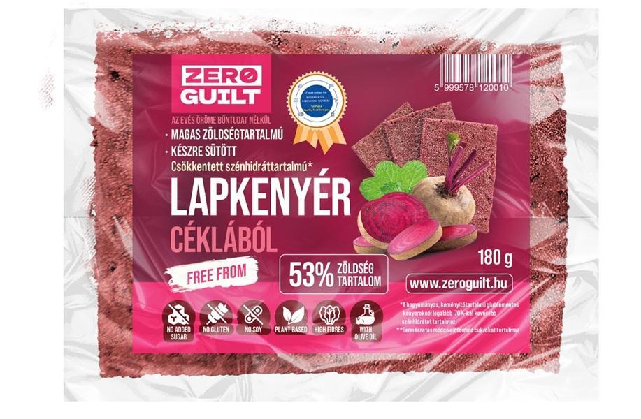 Zero guilt készre sütött, fagyasztott lapkenyér céklával