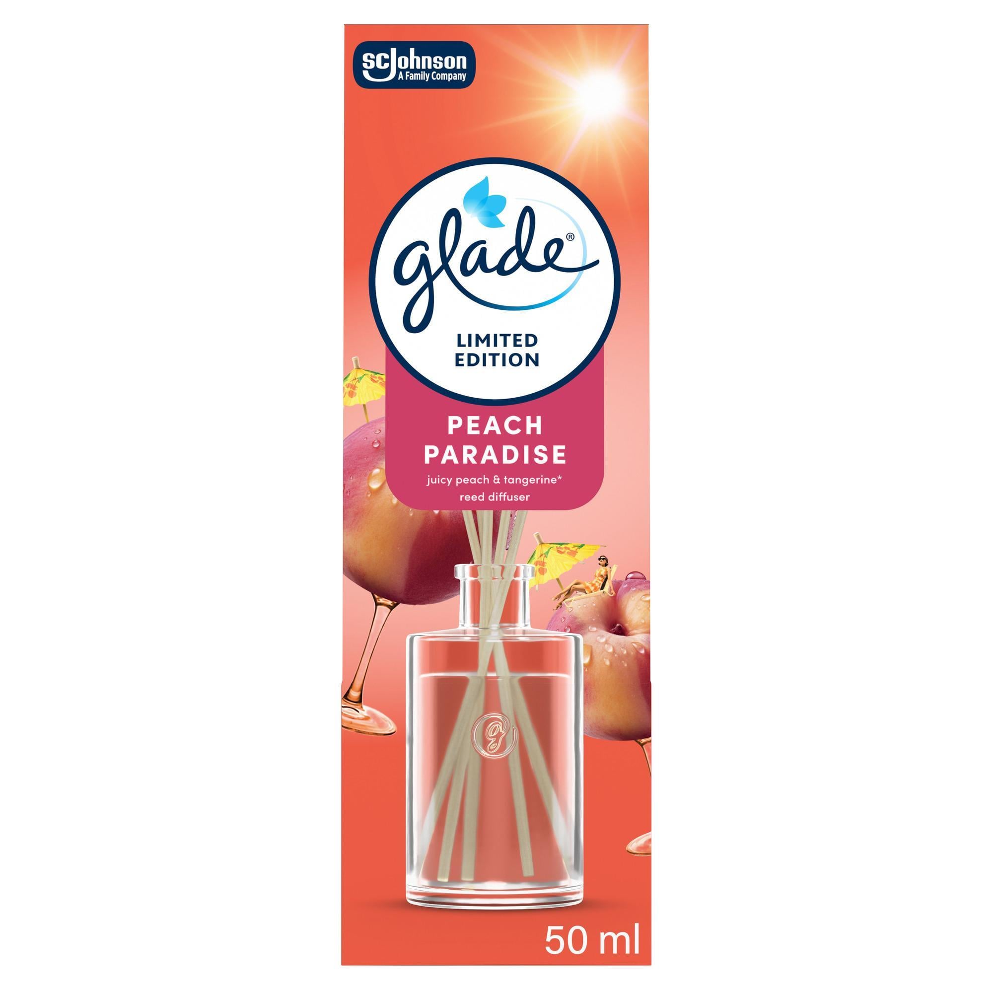Glade Reed Diﬀuser fapálcás illatosító - Peach Paradise 50 ml