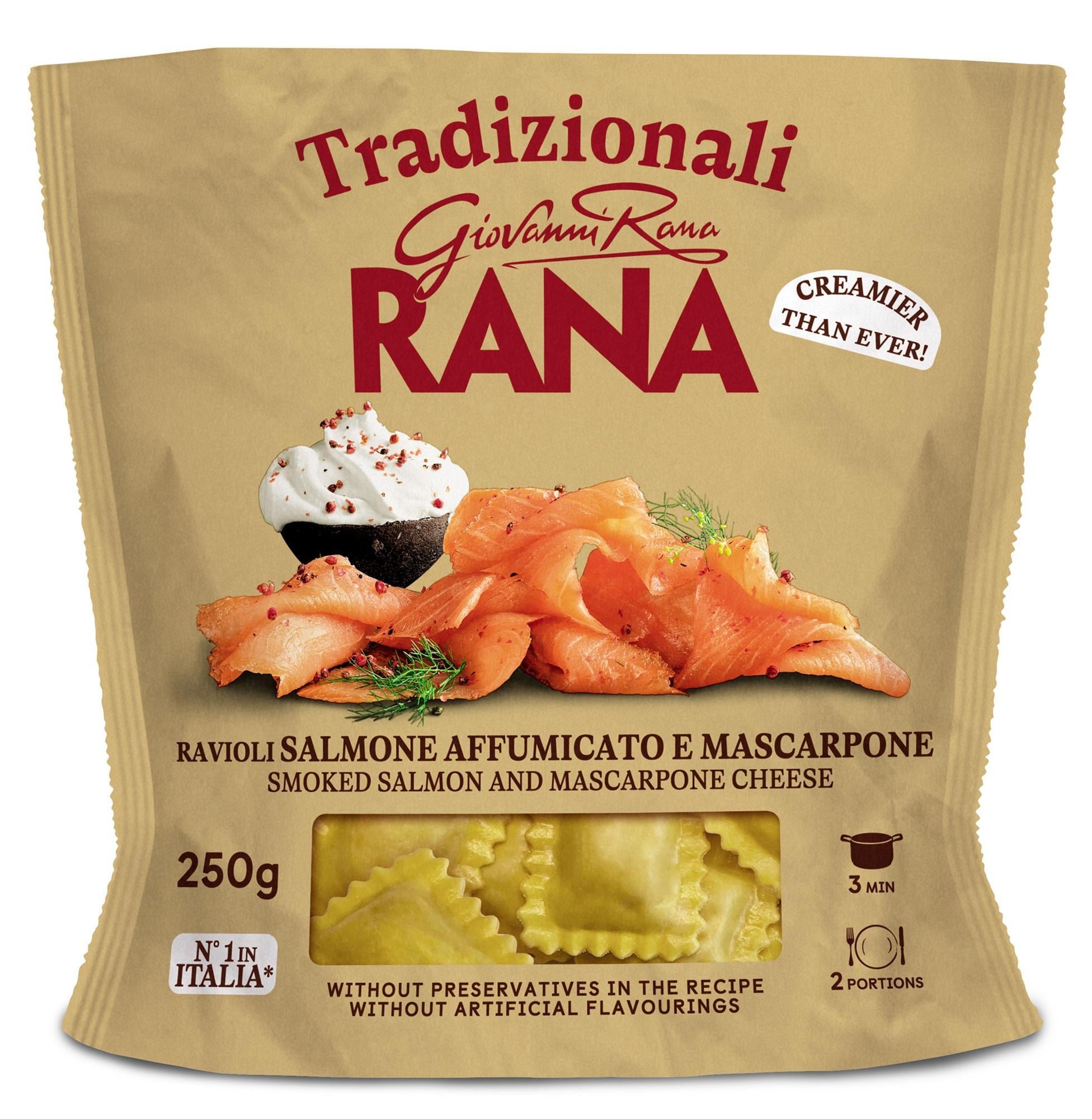 Rana Ravioli füstölt lazacos és mascarponés töltelékkel