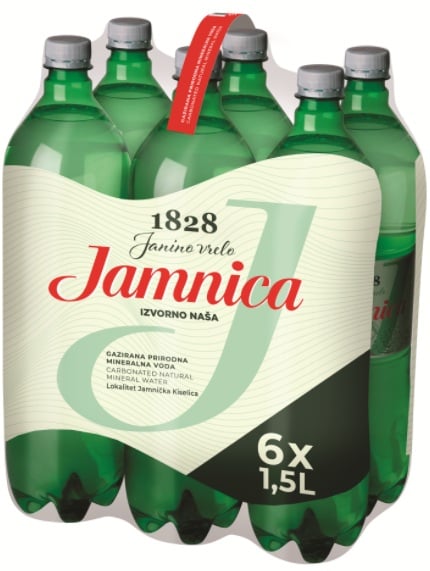 Jamnica szén-dioxiddal dúsított víz multipack (6x1,5 l)