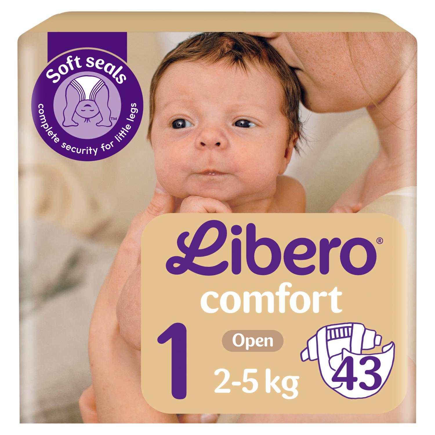 Libero Comfort 1 STANDARD pelenka 2-5 kg (1-es méret)