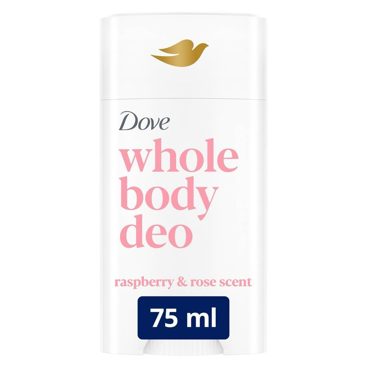 Dove Málna & Rózsa illatú teljes test dezodor stift, 75ml