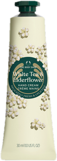 The Body Shop fehér tea és bodzavirág kézkrém