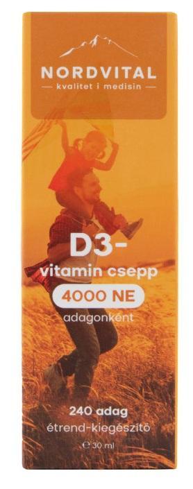 Nordvital D3-vitamin csepp 30 ml 240 adag