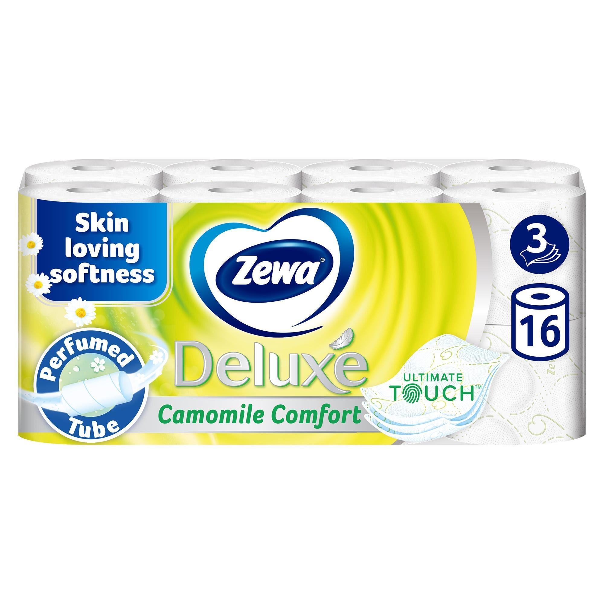 Zewa Deluxe Camomile Comfort 3 rétegű toalettpapír 16 tekercs