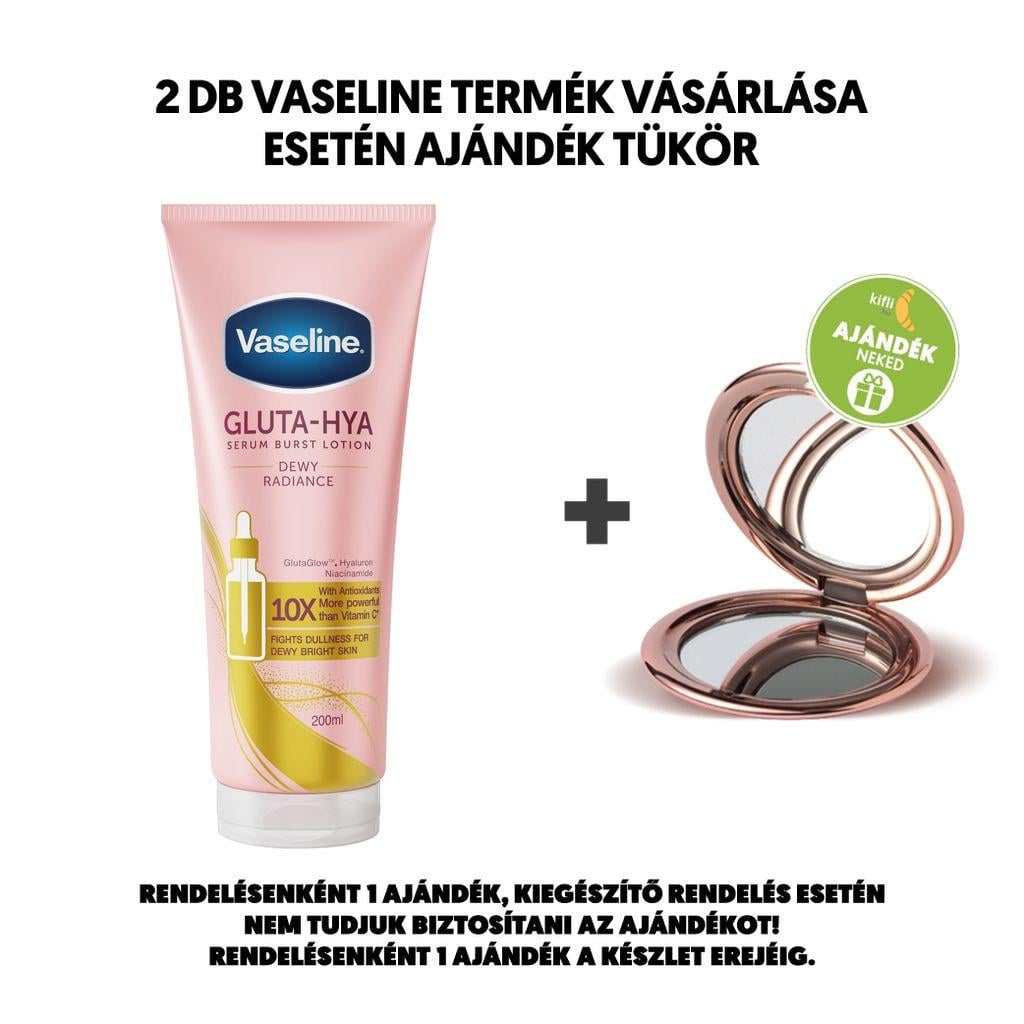 Vaseline Dewy Radiance szérumos testápoló ragyogó bőrért, 200 ml