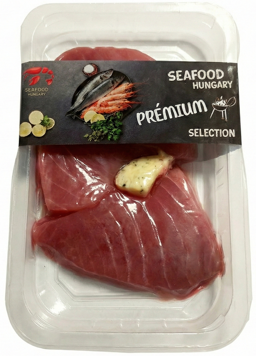 SeaFood Hungary Vörös tonhalfilé alpesi fűszervajjal
