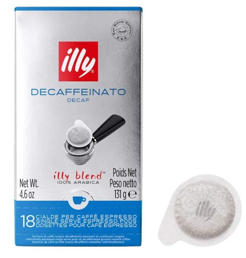 Illy Decaffeinato koffmentes ESE pod kávé