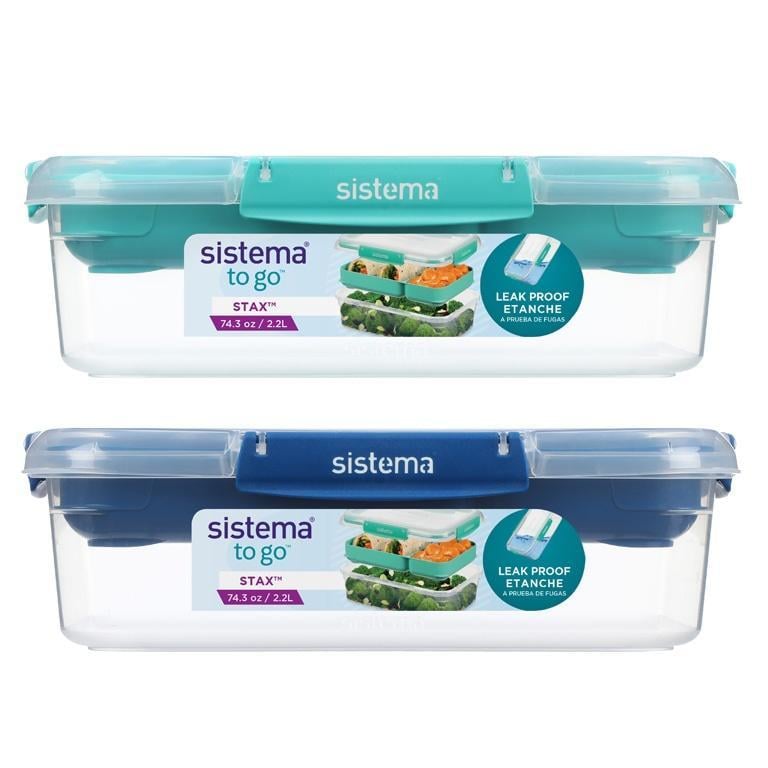 Sistema TO GO STAX Ételtároló doboz külön rekeszekkel 1 db
