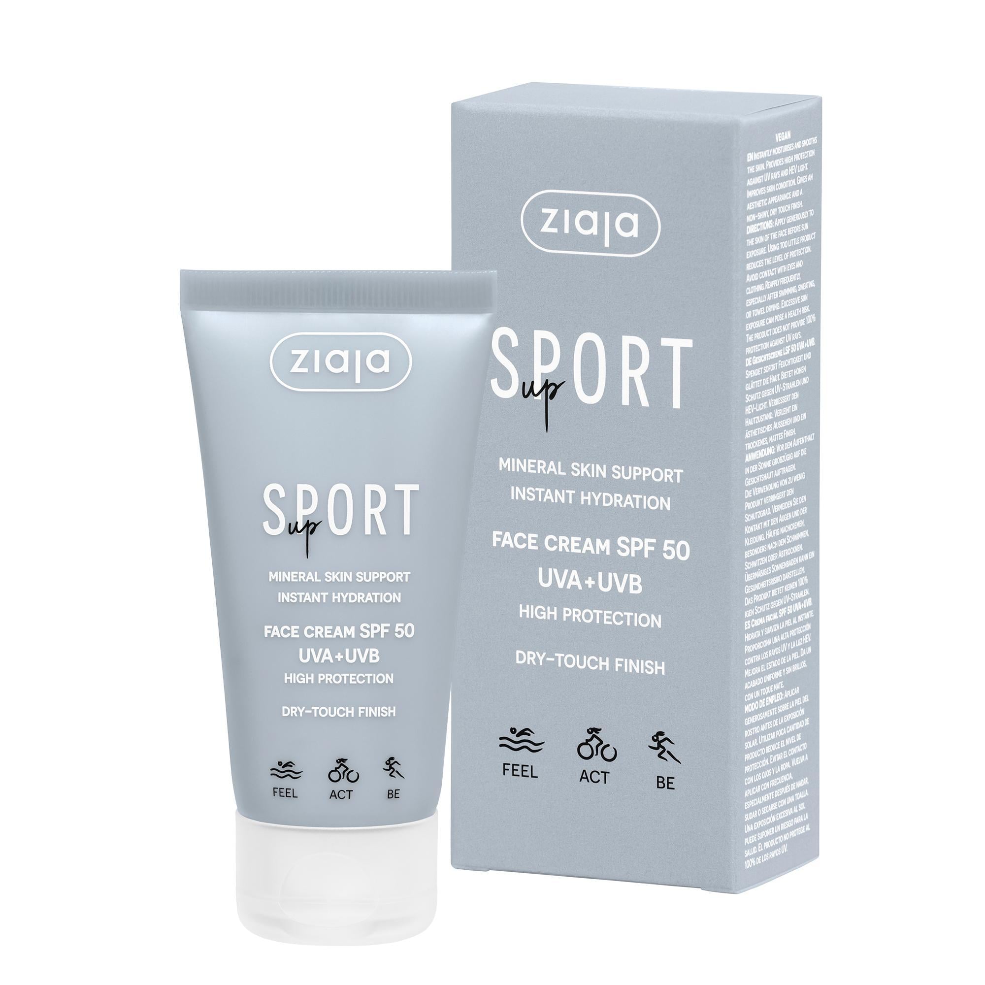 ZIAJA Sport arckrém SPF50