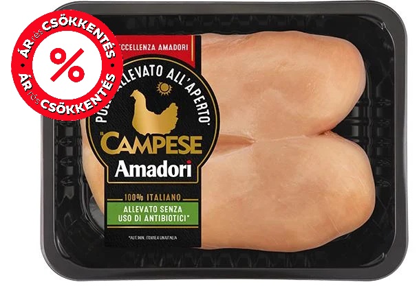 Amadori Campese- csirkemell filé, szabad tartású