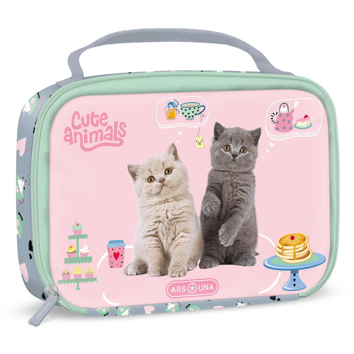 Ars Una thermo uzsonnás táska Cute animals-Tea party (5532)