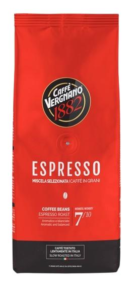 Caffé Vergnano Espresso pörkölt, szemes kávékeverék